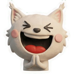 3D White Maine Coon 25