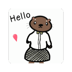 Otter goes to school