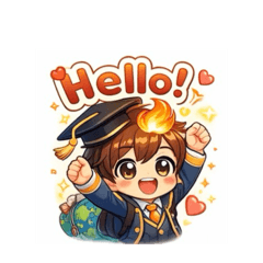 來學習吧！英語貼圖