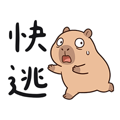 小水豚 卡皮巴拉 叭叭 BABA 日常 貼圖 Lv.4