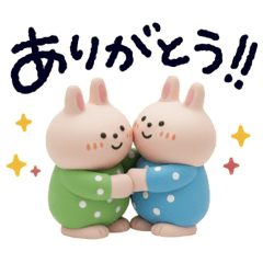 毎日使えるうさぎ達♡立体ver.♡２