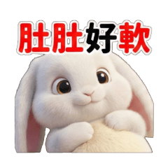 Chubby Rabbit: Round and Adorable