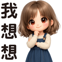 可愛女孩-天天常用貼圖