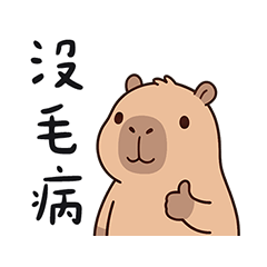 小水豚 卡皮巴拉 叭叭 BABA 日常 貼圖 Lv.2