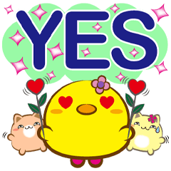 《小燈泡對話貼》YES