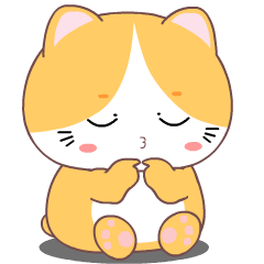 Baby Yellow Cat : Effect stickers