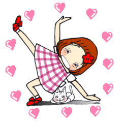 ひま子ちゃん727今日も元気に健康スタンプ