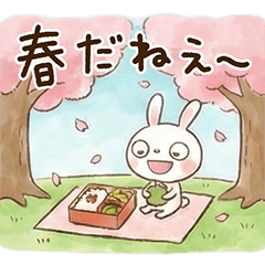 やさしい春の毎日♡ふんわかウサギ