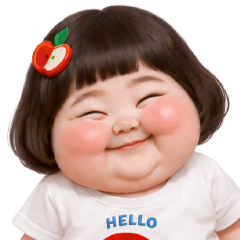 Funny face girl 204 No Text