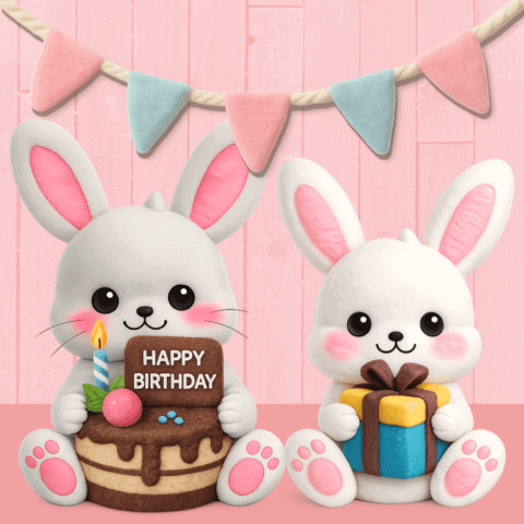 【春天】Happy Rabbit 畢業入學&生日