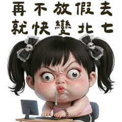 Xiao Ting's face is super silly.