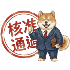 愛蓋章的秋田部長-核准啦