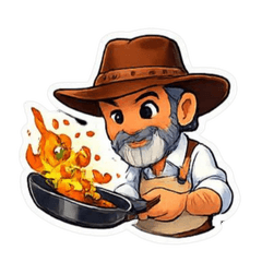 Uncle Chef in Kitchen