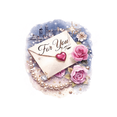 Elegant Pen & Letter LINE Stickers