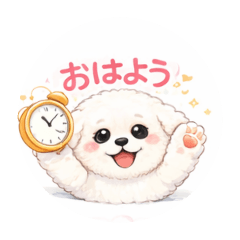 软萌白狗系列③ 漫画风