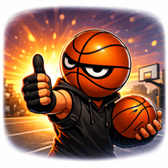 Basketball Warrior Stickers