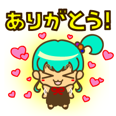 A cheerful cheerful girl