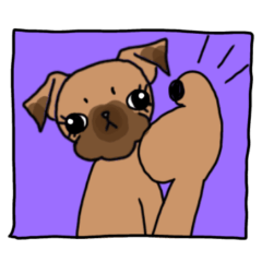 Petit brabancon's Sticker