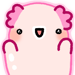 Squishy Chill Axolotl - Stickers