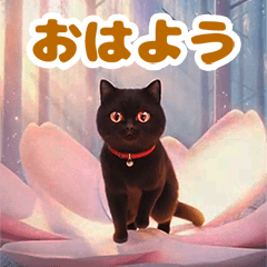 不思議な森の黒猫 飛び出す！