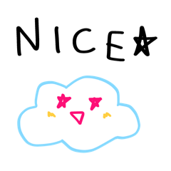 もくもくスタンプカラフル