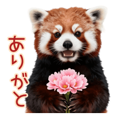 Fierce Red Panda Spring Greetings