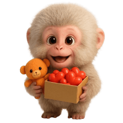 Macaque Japane so cute (No text)