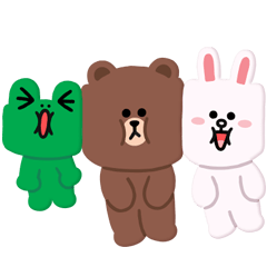 LINE FRIENDS ตัวพองน่ารัก