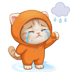 little mikan cute cat sticker