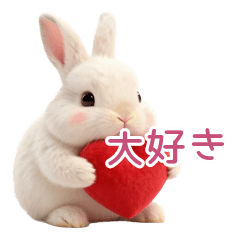 Round Healing Rabbit Daily Cheer