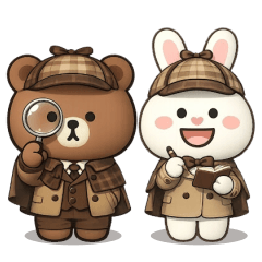 <熊摩斯與兔華生>✨萬用日常