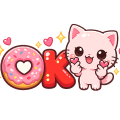 可愛淡粉貓 日常實用