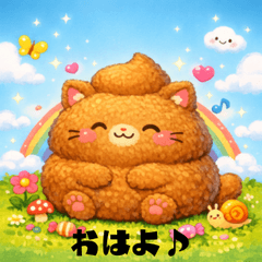 Unneko The Fluffy Cat Stickers