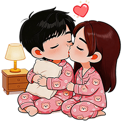 我們01可愛情侶大貼圖