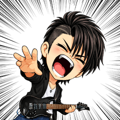 チビギタリストRのスタンプ