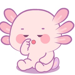 Chubby Axolotl 3 : Animated Stickers