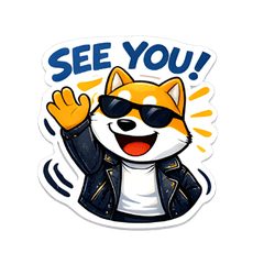 Boss Dog English Stickers