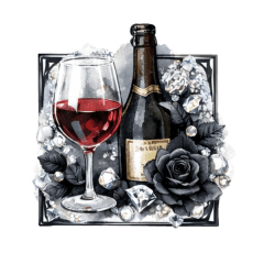 Black Luxury Message LINE Stickers