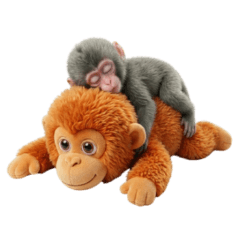 Cute Japanese Macaque (No Text)