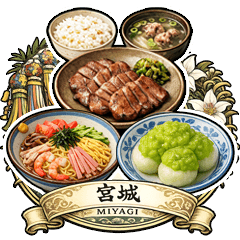 日本美食大集合！ -宮城