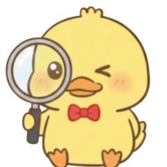 Duckie, the grumpy duck (No text)V.2