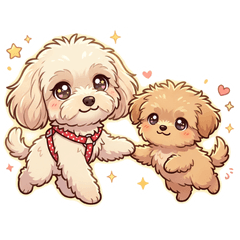 Marupo SASUKE and Pekipoo MARON's Daily3