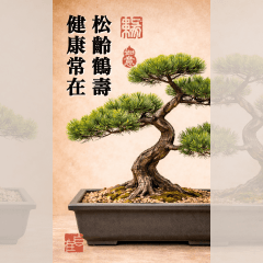 超大長輩圖，松柏常青篇
