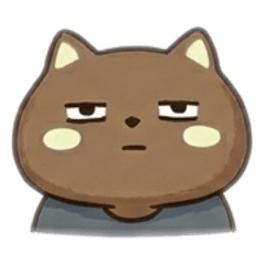 Brown lazy fatcat