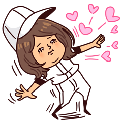 うつろめ女子・野球♡気持ち伝わる＆応援