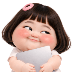 Funny face girl 206 No Text