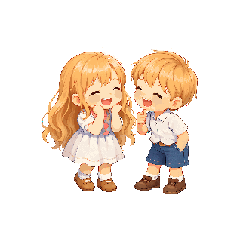 Sweet Chibi Couple  Daily Uses