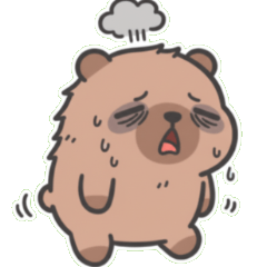 大頭卡皮巴拉 就是Chill啦