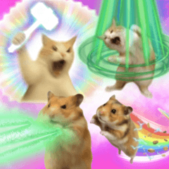 《模糊貓與迷因鼠：嚇到糊掉》4 | 抽象特輯