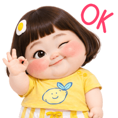 Funny face girl 207 EN